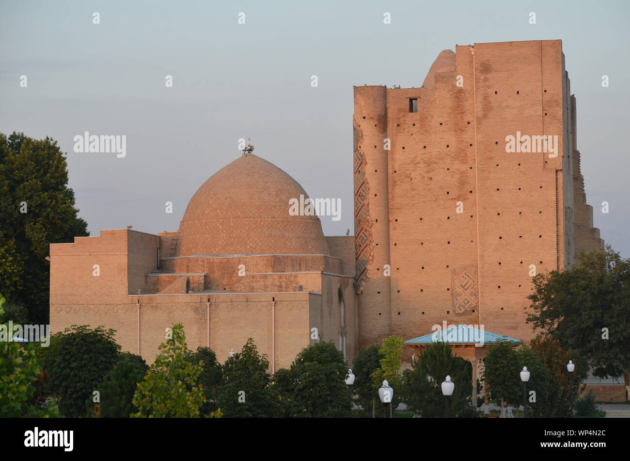 Hazrat storico-ho Imam complessa, Shakhrisabz, southeastern Uzbekistan Foto Stock