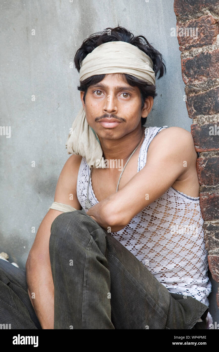 Rajasthan, India, 2 settembre 2019 a vender locale in un mercato all'aperto in Rajasthan in India Foto Stock