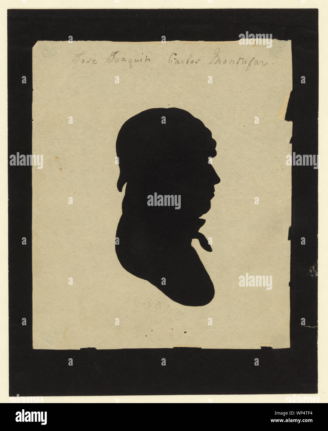 Juaquin Jose Carlos Mont[es?]tariffa Foto Stock
