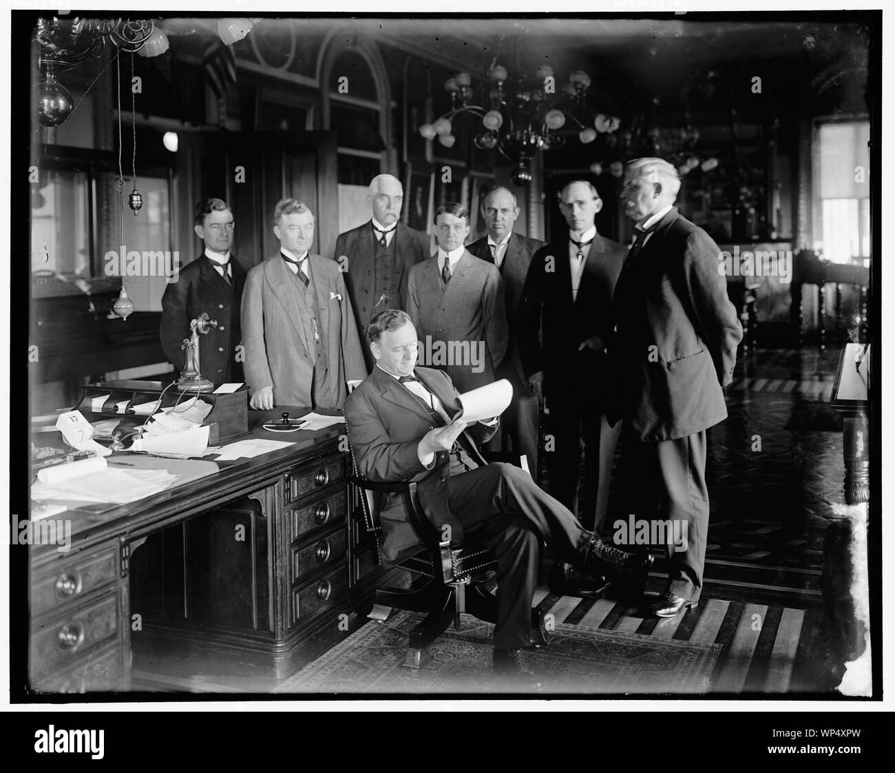 Josephus Daniels e gruppo Foto Stock