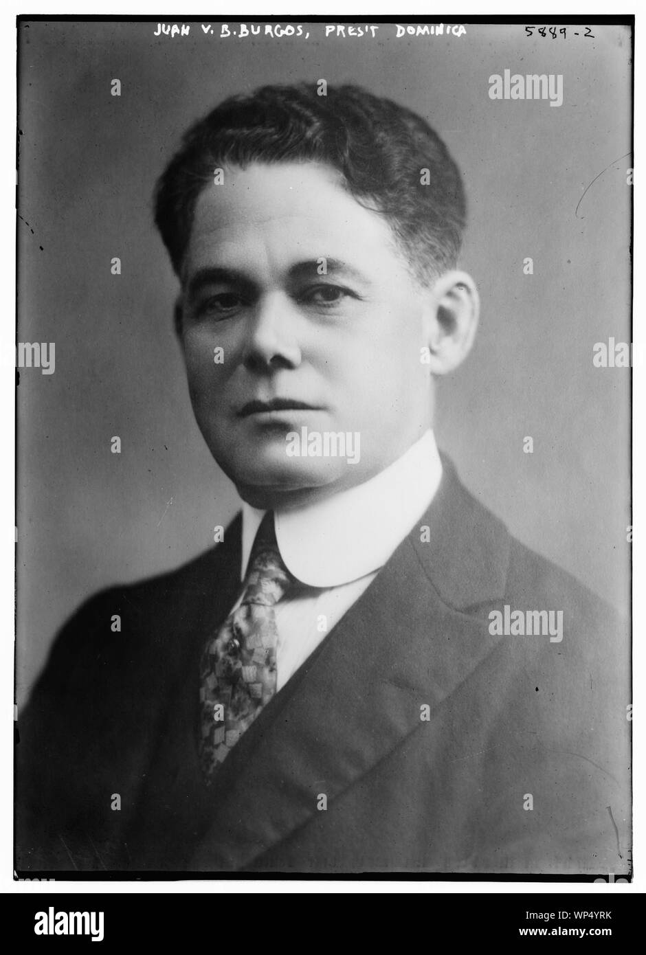 Juan V.B. Burgos, pres't. Dominica Foto Stock