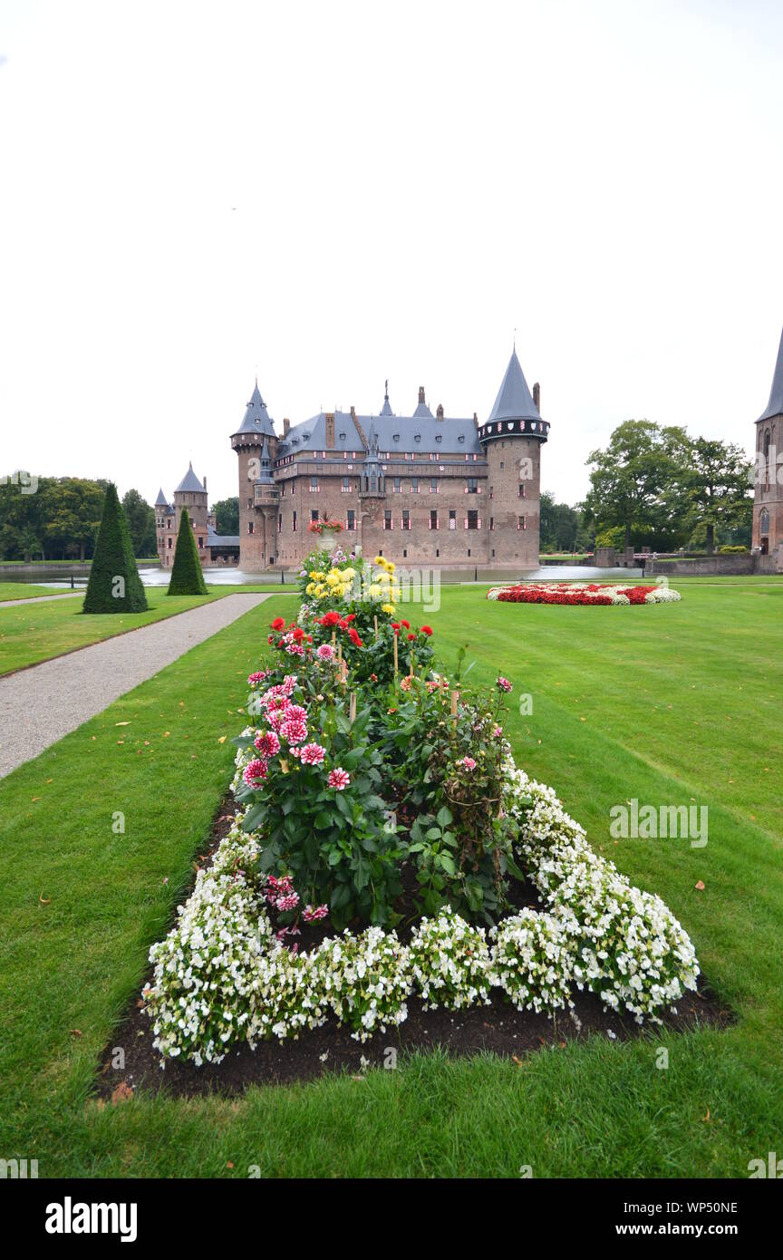 Il castello di Haar in Haaruilens, Paesi Bassi Foto Stock