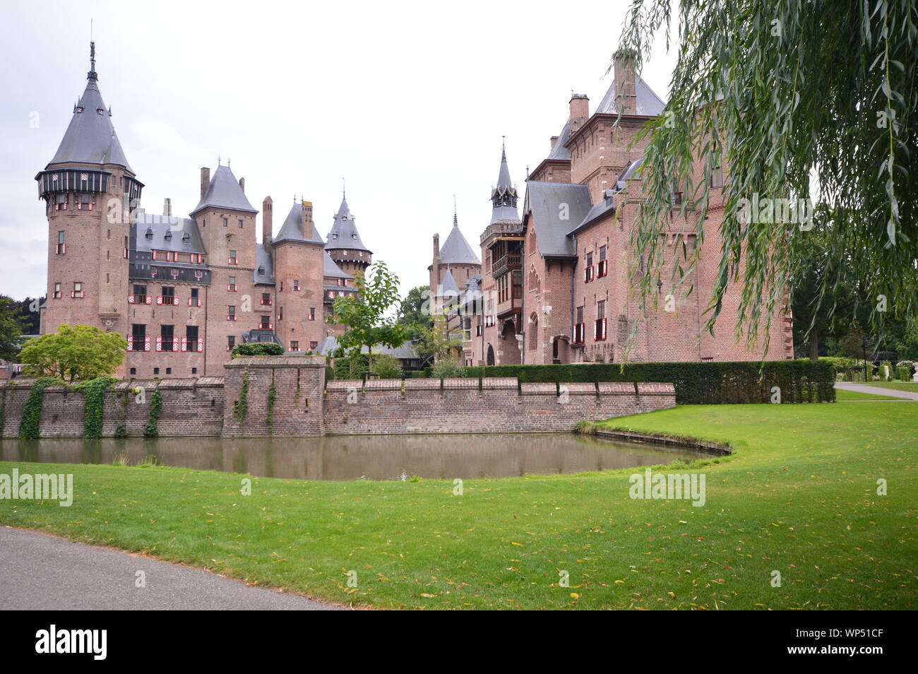 Il castello di Haar in Haaruilens, Paesi Bassi Foto Stock