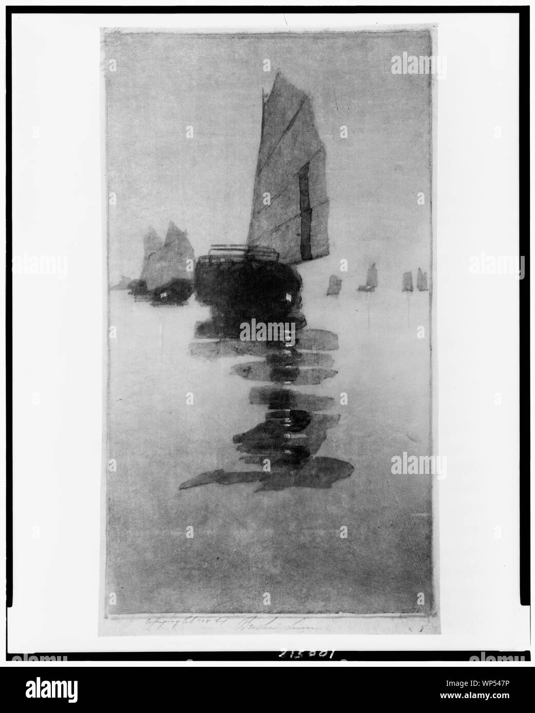 In giunche Inland Sea] / Bertha Lum Foto Stock