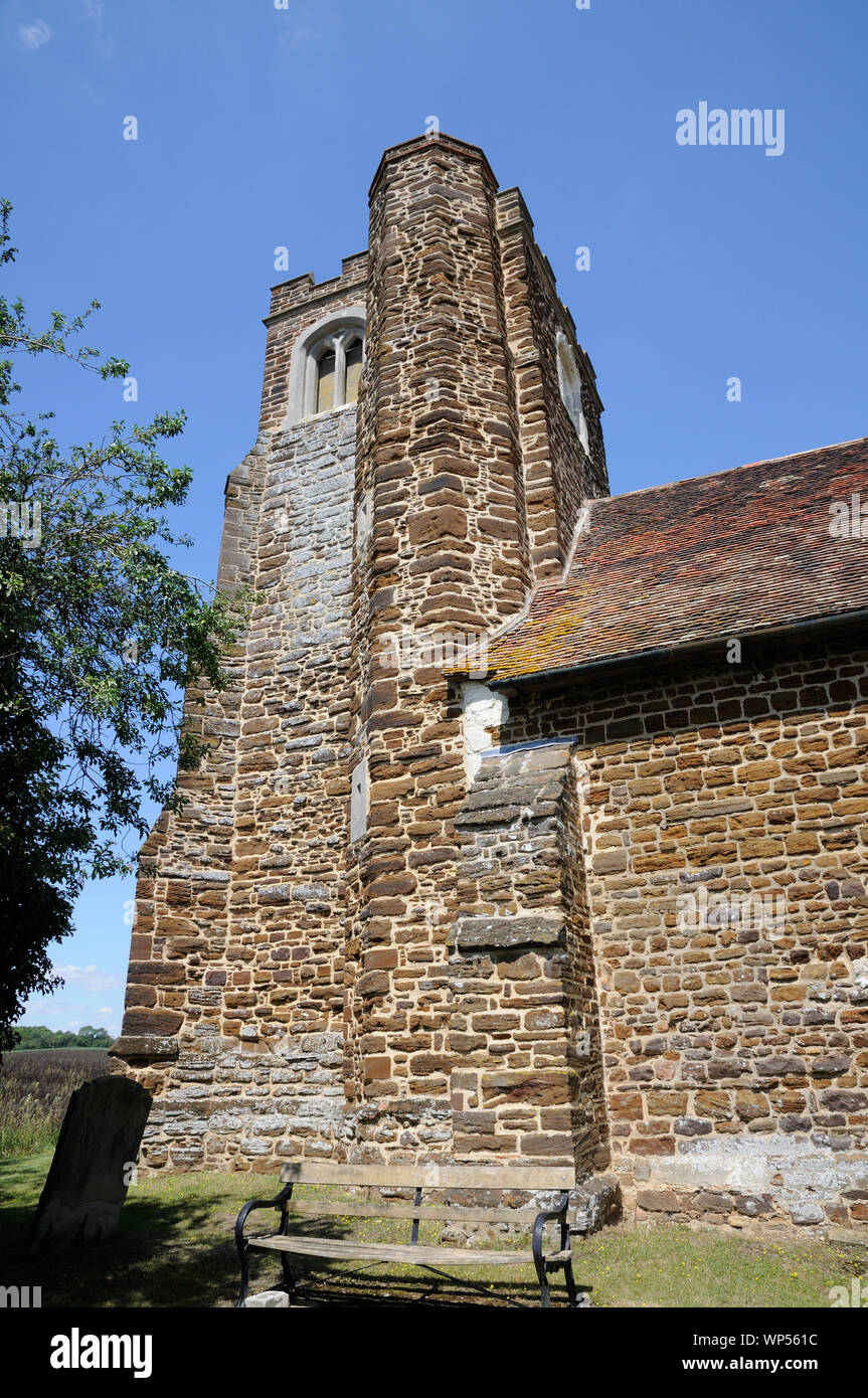 Santa Maria Vergine Chiesa Gravemhurst inferiore, Bedfordshire. St Mary è mantenuta dalle chiese superflue Fondo e che è ancora aperto al pubblico. Foto Stock