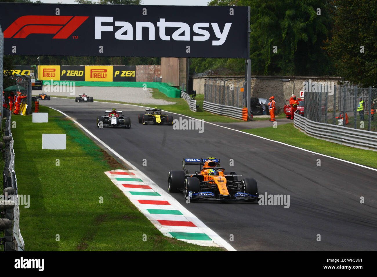 Monza (MB), Italia. 07Th Sep, 2019. LANDO NORRIS durante il Grand Prix di Heineken Italia 2019 - venerdì - Libere 1 e 2 - Campionato di Formula 1 - Credit: LPS/Alessio De Marco/Alamy Live News Foto Stock
