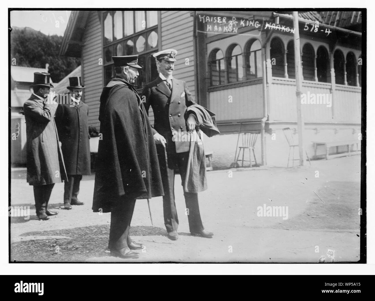 Kaiser e Re Haakon Foto Stock Kaiser e Re Haakon Foto Stock