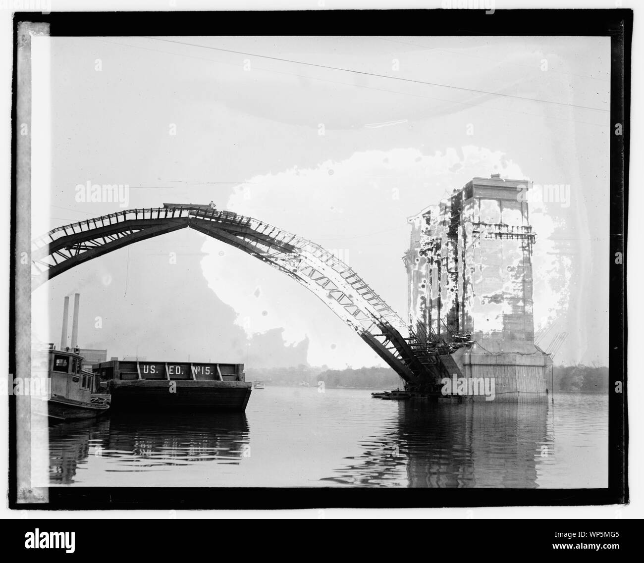 Key Bridge sotto const. Foto Stock