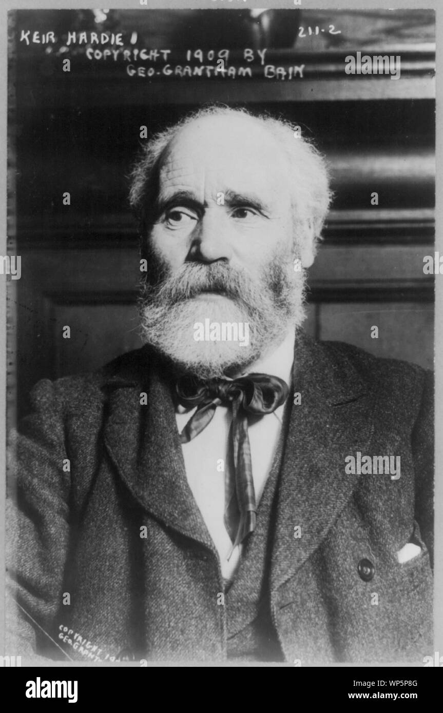 Kier Hardie, 1856-1915, busto ritratto Foto Stock