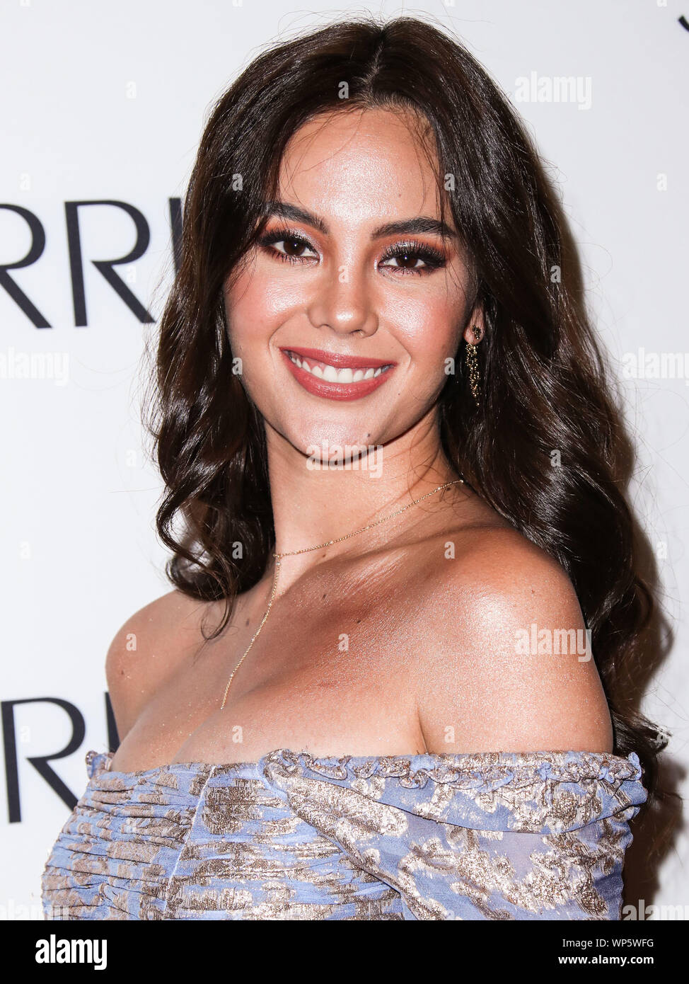 La città di New York, Stati Uniti. 06 Sep, 2019. MANHATTAN, NEW YORK, NEW YORK, Stati Uniti d'America - 06 settembre: Australian-Filipino cantante/miss Universo 2018 Catriona grigio arriva a Sherri Hill NYFW Primavera 2020 Runway show tenutosi a Cipriani 42nd Street il 6 settembre 2019 a Manhattan, New York New York, Stati Uniti. (Foto di Xavier COLLIN/Image Press Agency) Credito: Image Press Agency/Alamy Live News Foto Stock