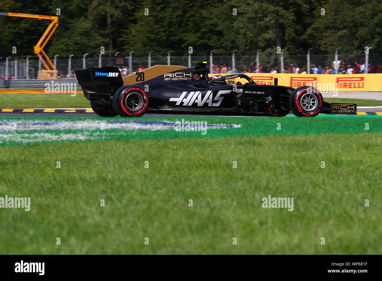 #20 Kevin Magnussen, Haas Team di F1. GP Italia Monza 5-8 Settembre 2019 Foto Stock