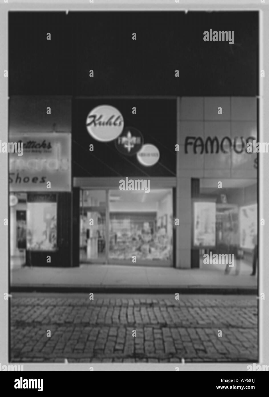 Kuhl il negozio di caramelle, attività a est 3 Membro San, Trenton, New Jersey. Foto Stock