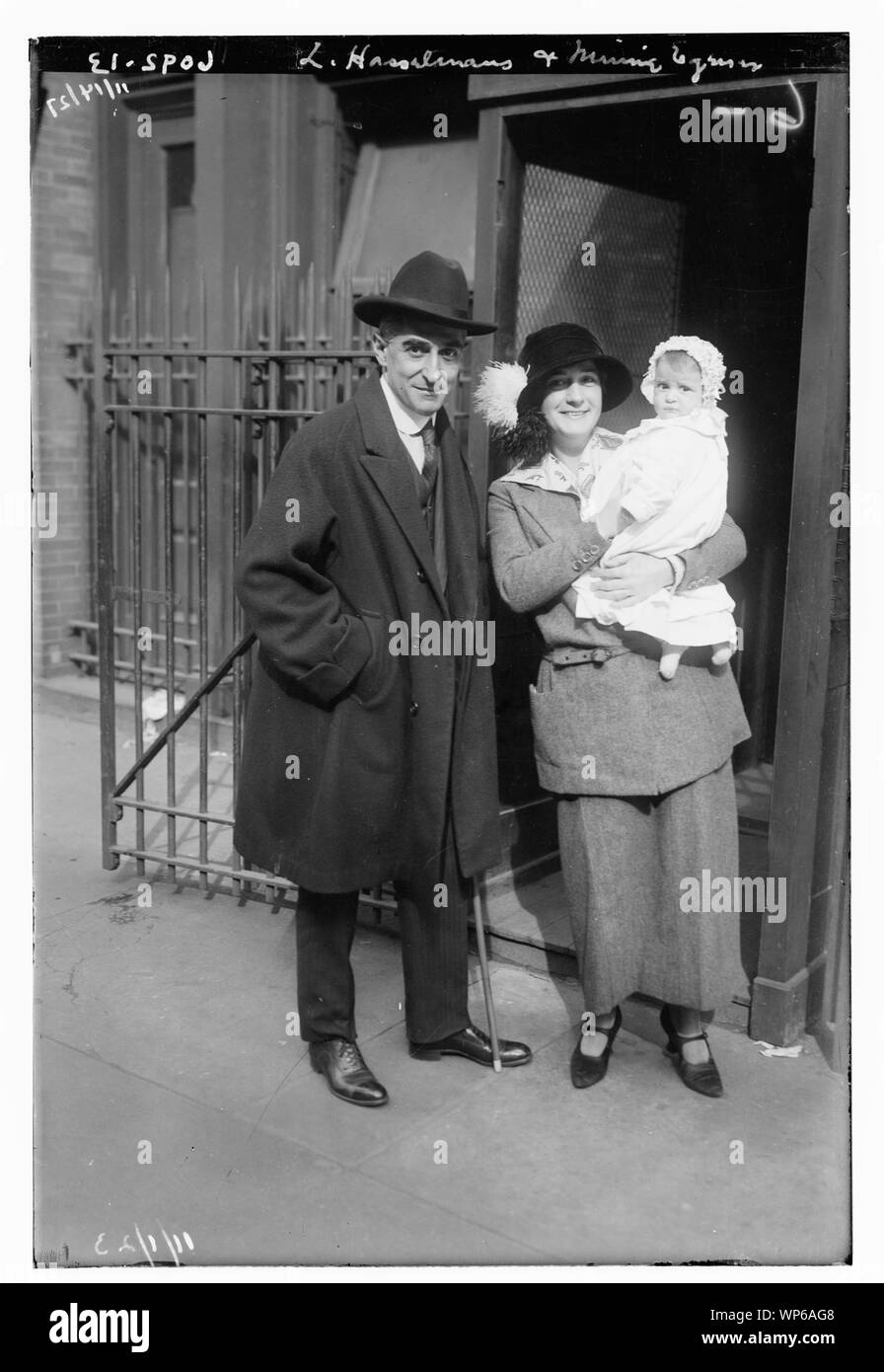 L. Hasselmans & Minnie Egenes Foto Stock