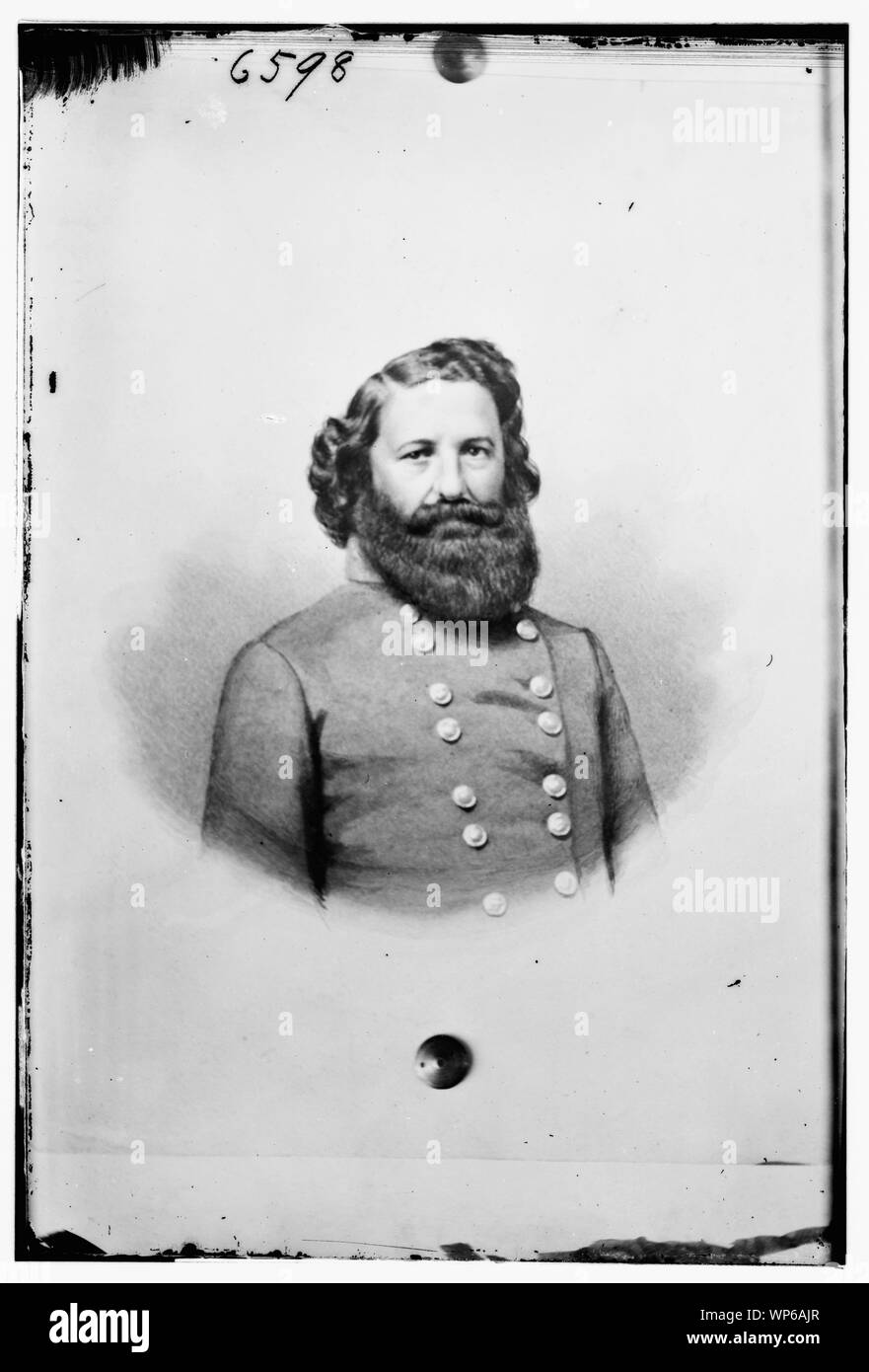 L. McLaws[?] C.S.A. Foto Stock