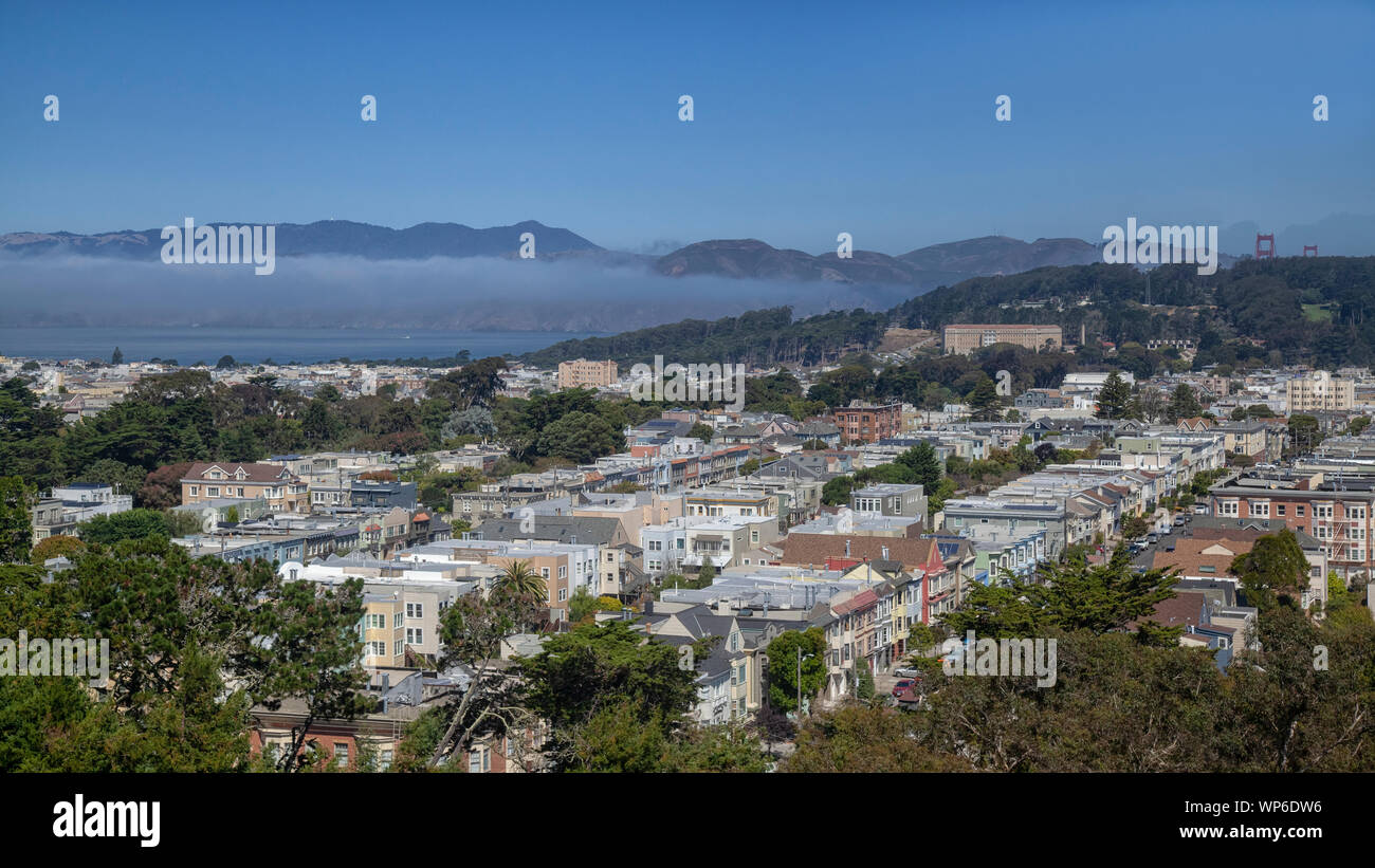 San Francisco panorama Foto Stock