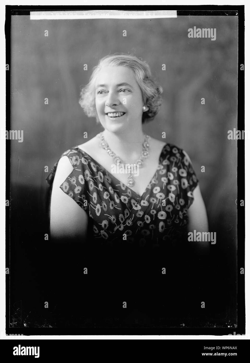 LaDAME, MARIA. Ritratto Foto Stock
