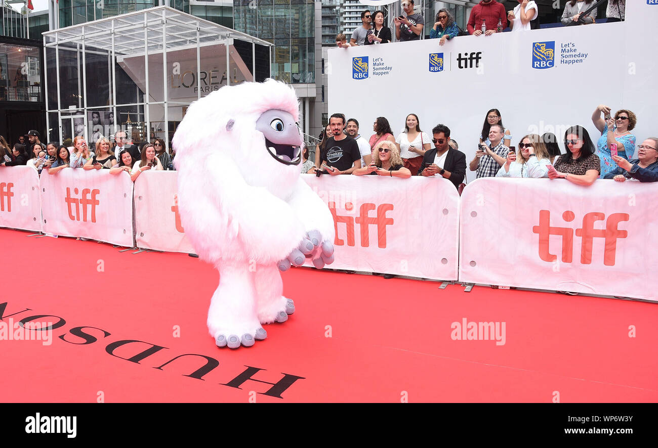 TORONTO, Ontario - Settembre 07: Everest assiste "l' abominevole premiere durante il 2019 Toronto International Film Festival a Roy Thomson Hall su Settembre 07, 2019 a Toronto in Canada. Foto: imageSPACE/MediaPunch Foto Stock