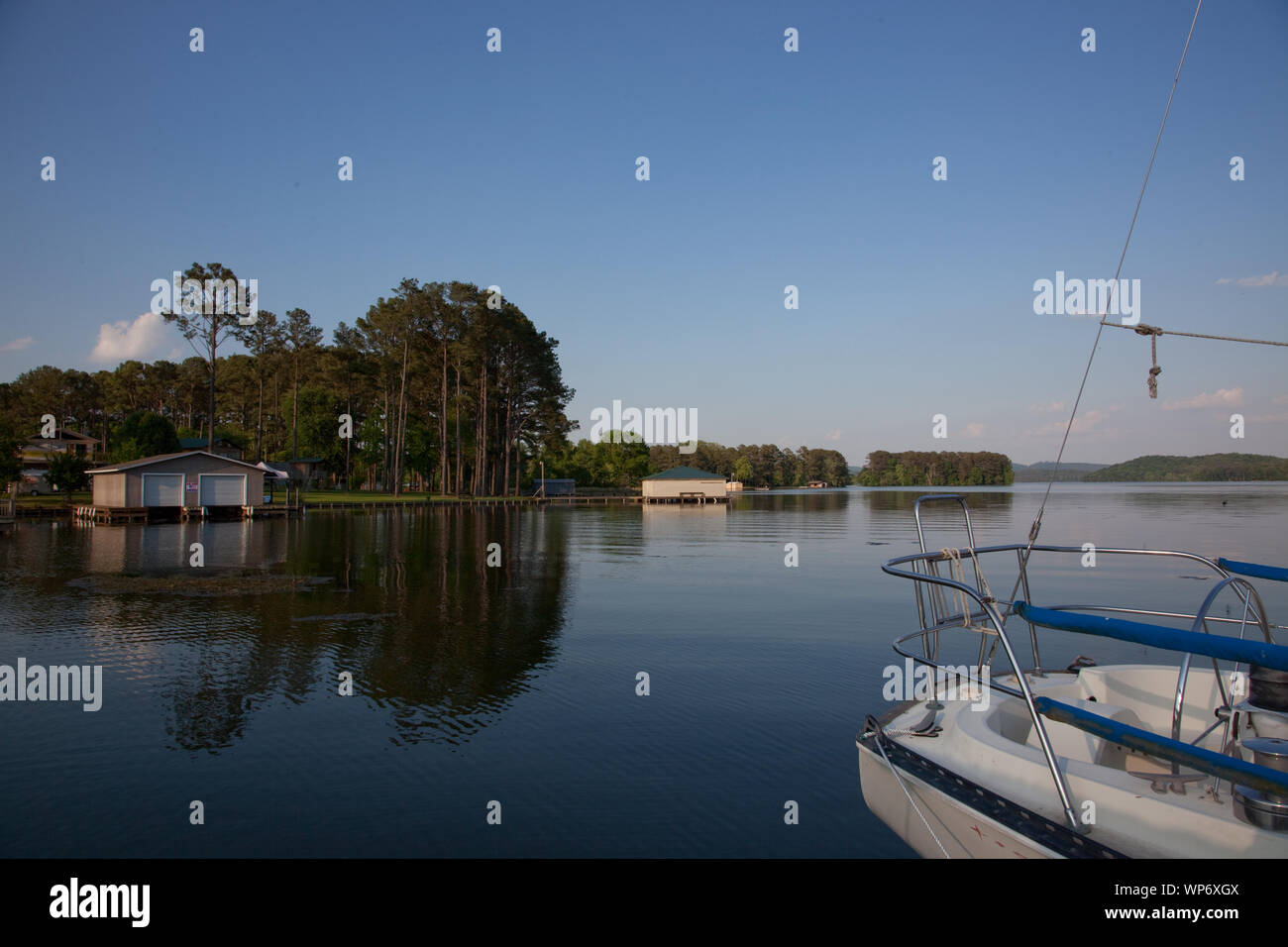 Lake Guntersville, Guntersville, Alabama Foto Stock