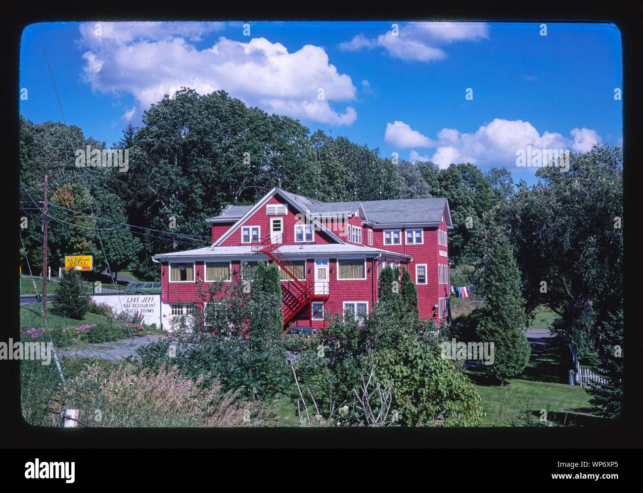 Il lago di Jefferson Hotel, Route 52, Jeffersonville, New York Foto Stock