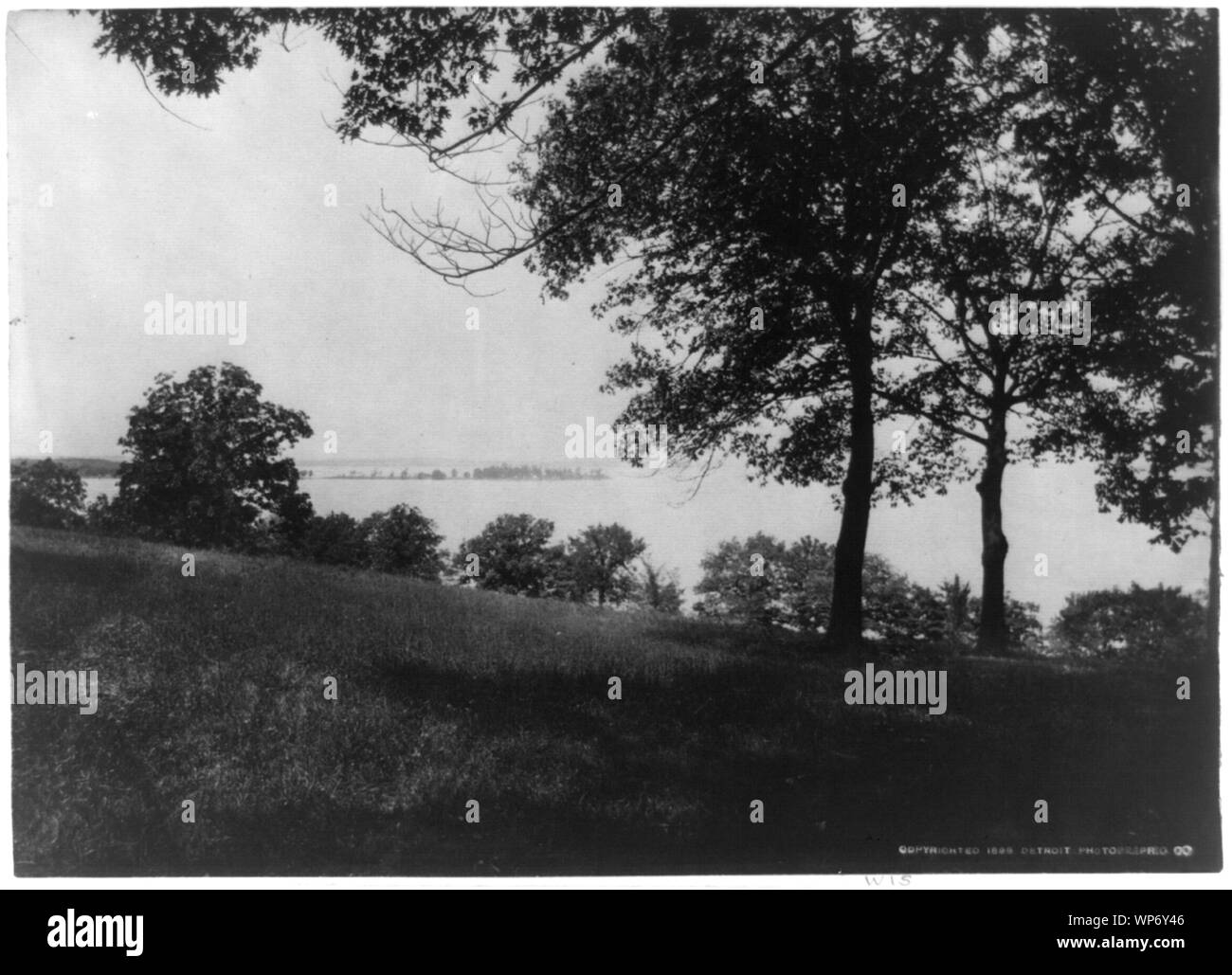 Lago Mendota, Madison, Wisconsin Foto Stock