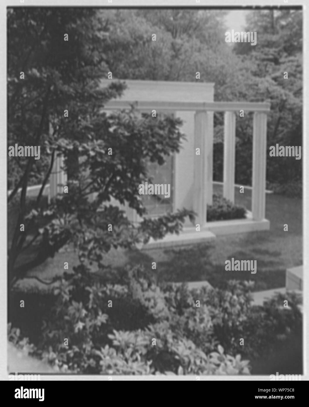 Lasker Mausoleo, Sleepy Hollow cimitero, North Tarrytown, New York. Foto Stock