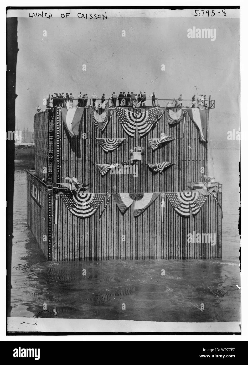 Lancio del cassettone Foto Stock