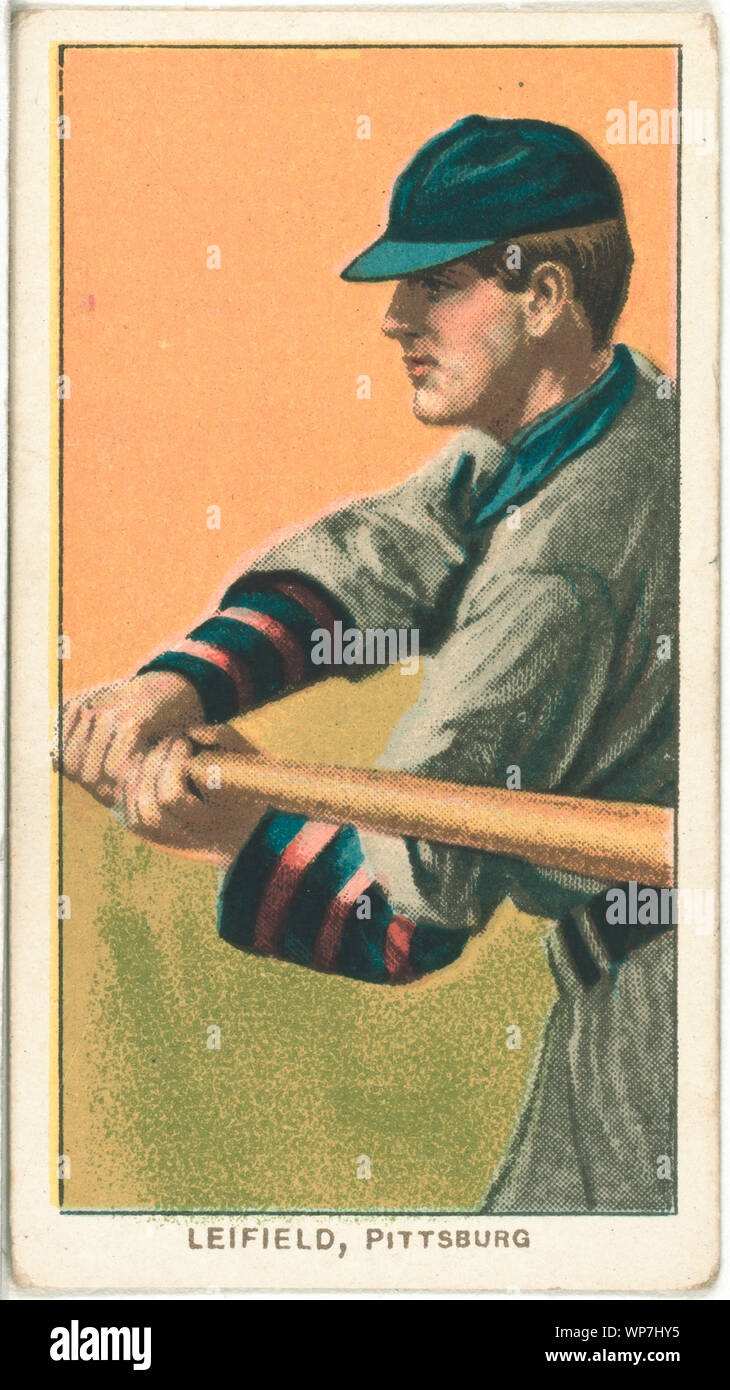Lefty Leifield, Pittsburgh Pirates, baseball card ritratto Foto Stock