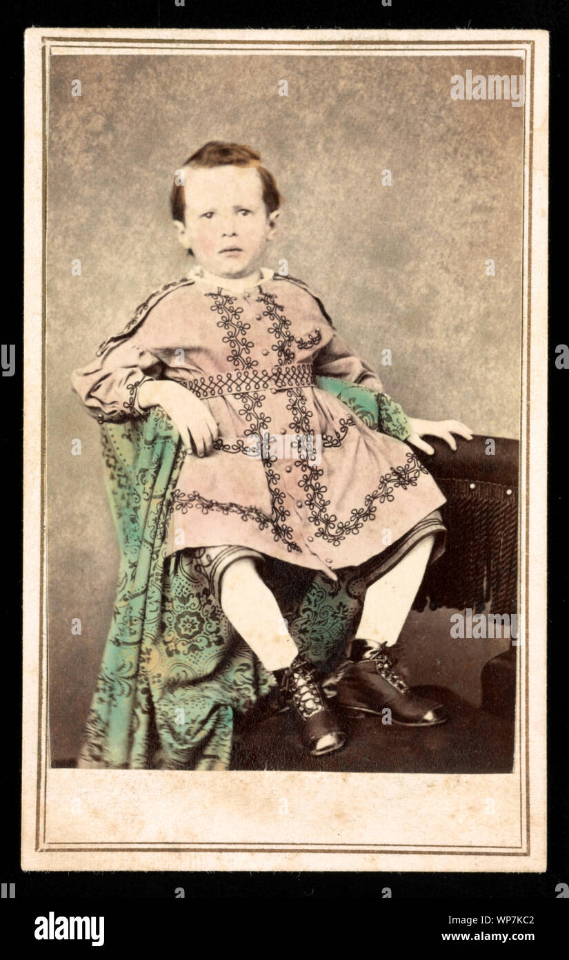 Lennie, 4 1/2 anni / J. G. Stacy, Dover, Me. Foto Stock