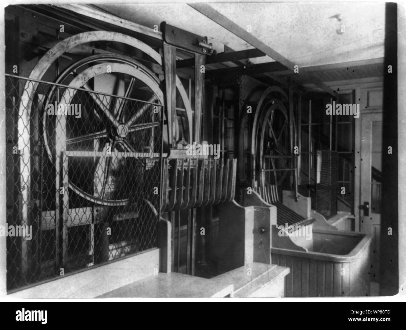La Biblioteca del Congresso, NEGLI STATI UNITI Capitol, pre-1900 Foto Stock