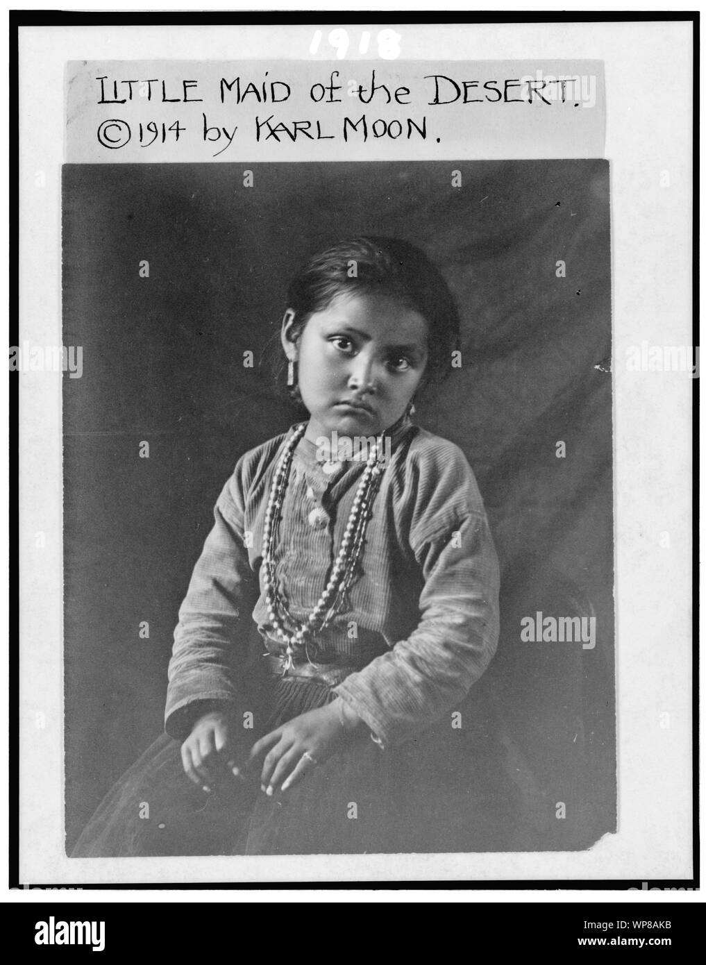 Piccola Fanciulla del deserto Foto Stock