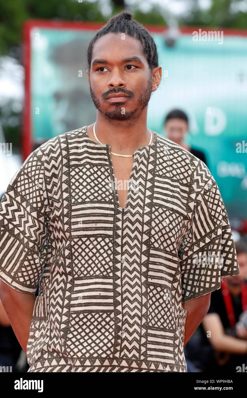 Venezia, Italia. 07Th Sep, 2019. Terence Nance partecipando alla cerimonia di chiusura al 76° Festival del Cinema di Venezia al Palazzo del Cinema il 7 settembre 2019 a Venezia, Italia Credito: Geisler-Fotopress GmbH/Alamy Live News Foto Stock