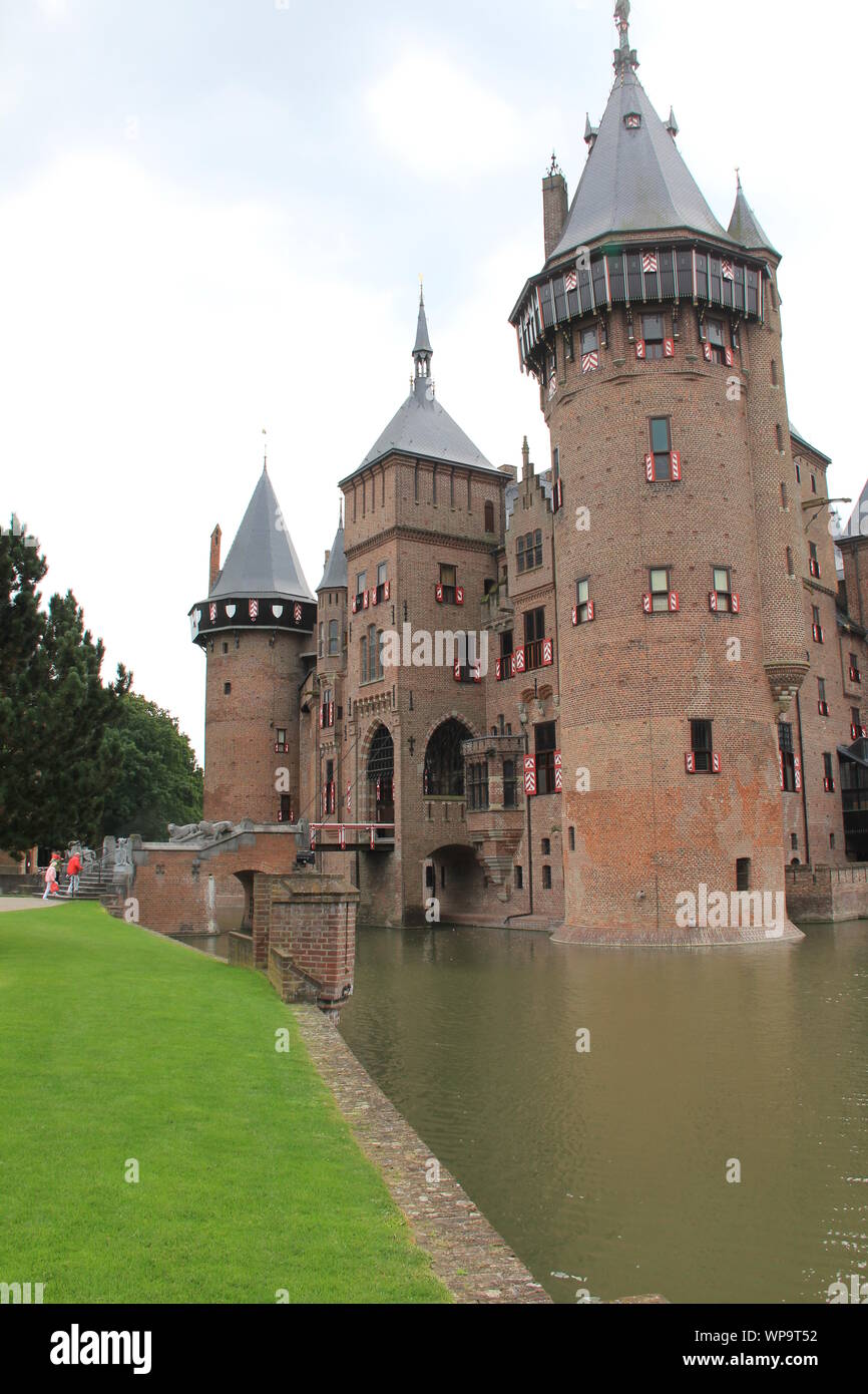 Il castello di Haar in Haaruilens, Paesi Bassi Foto Stock