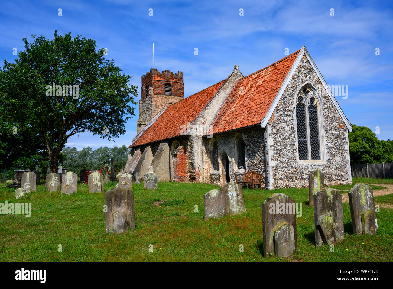 Chiesa di Farnham, Suffolk, Inghilterra. Foto Stock
