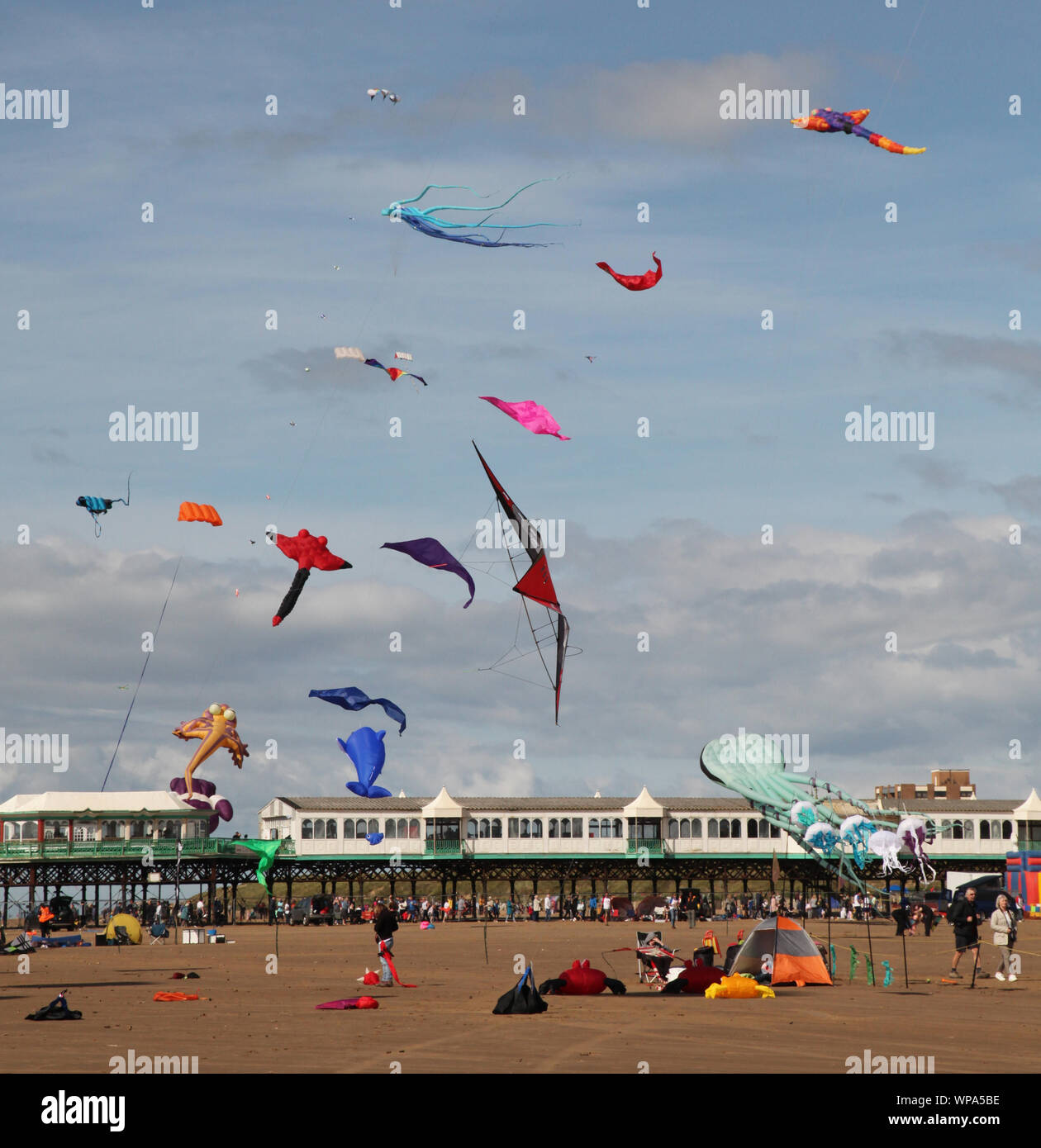 St Anne's sul mare, Inghilterra, 7 settembre 2019. Il kite annuale festival volanti © Ged Noonan/Alamy Foto Stock