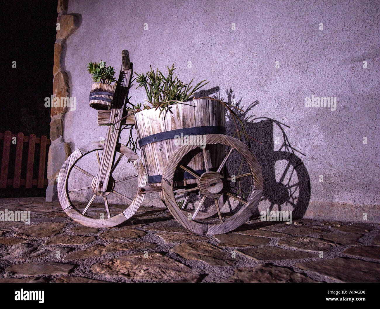 Vaso, panno, pacchetto, ornamentali, home, cilicio, pentola floreale, verde l Foto Stock