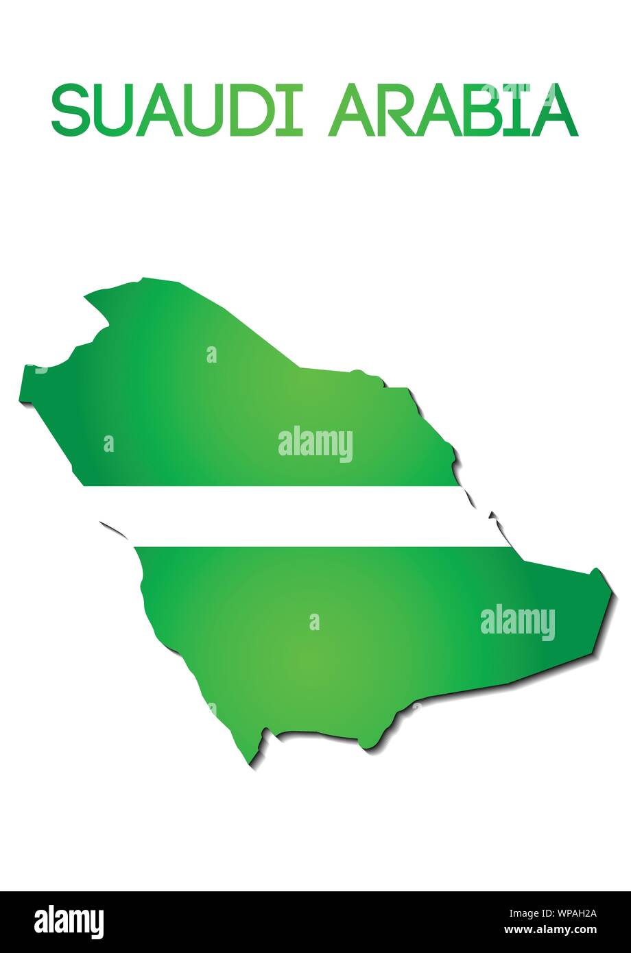 Bandiera nazionale colore nella mappa design gradiente Illustrazione Vettoriale