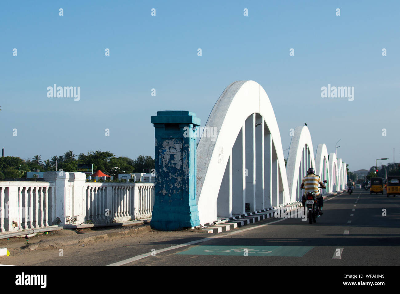 Napier ponte in Chennai Foto Stock