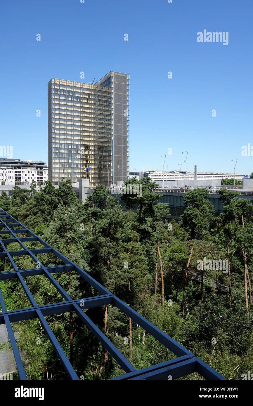 Parigi, Stadtentwicklungsgebiet Rive Gauche e alla Bibliothèque nationale de France, Dominique Perrault 1996 - Parigi, città di progetto di sviluppo Rive Gauche, B Foto Stock