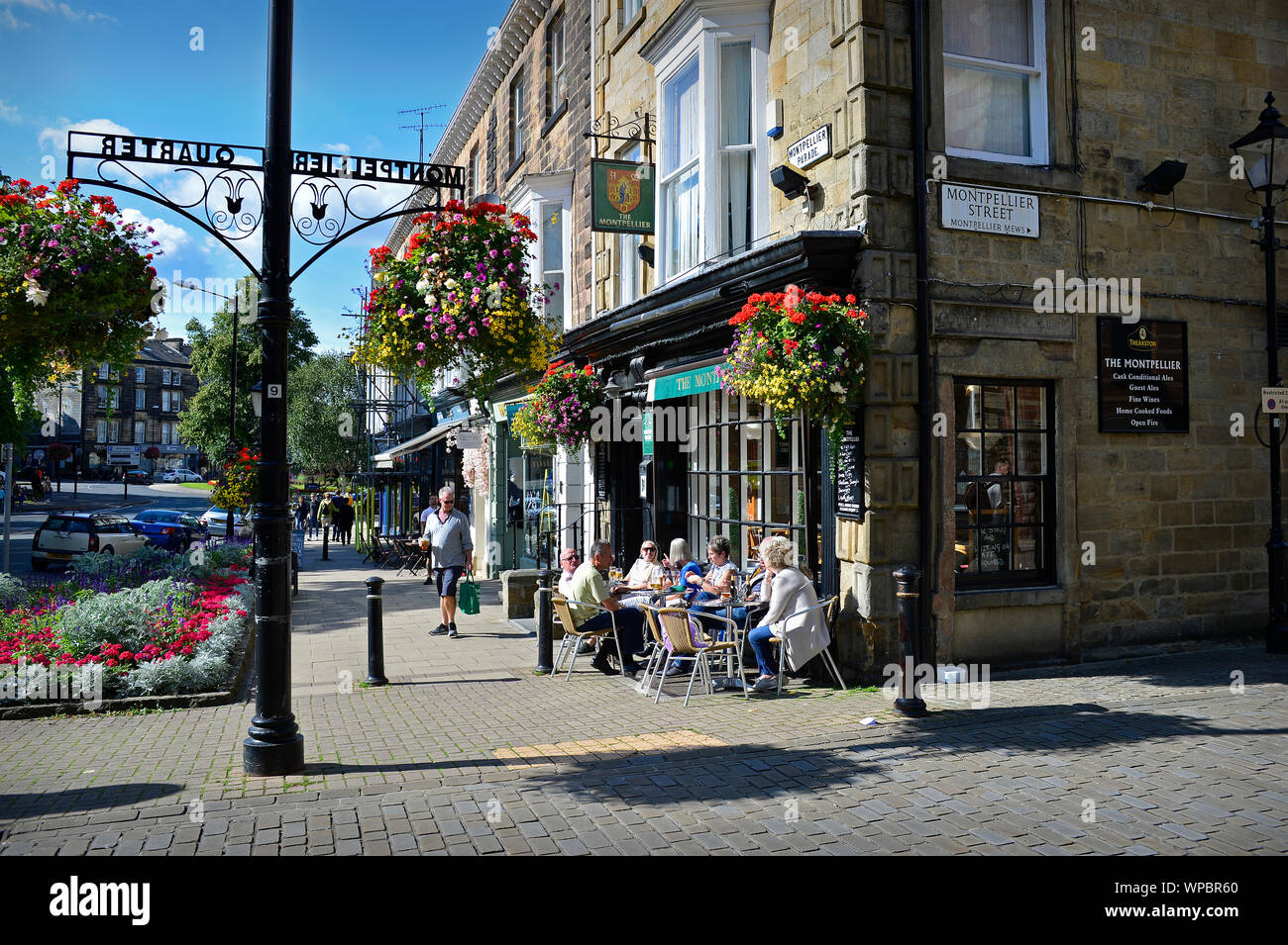 Montpellier trimestre Harrogate Yorkshire England Regno Unito Foto Stock