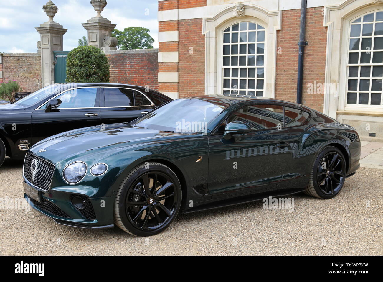 Bentley Continental GT numero 9 Edizione (2019), Classico Futuro, Concours di eleganza 2019, Hampton Court Palace, Surrey, England, Regno Unito, Europa Foto Stock