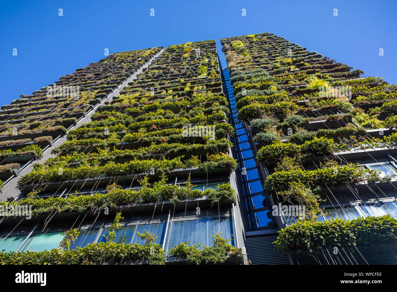 Un Parco Centrale di Sydney - un insolito edificio verde Foto Stock