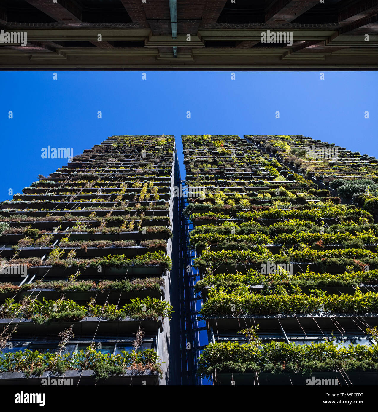 Un Parco Centrale di Sydney - un insolito edificio verde Foto Stock