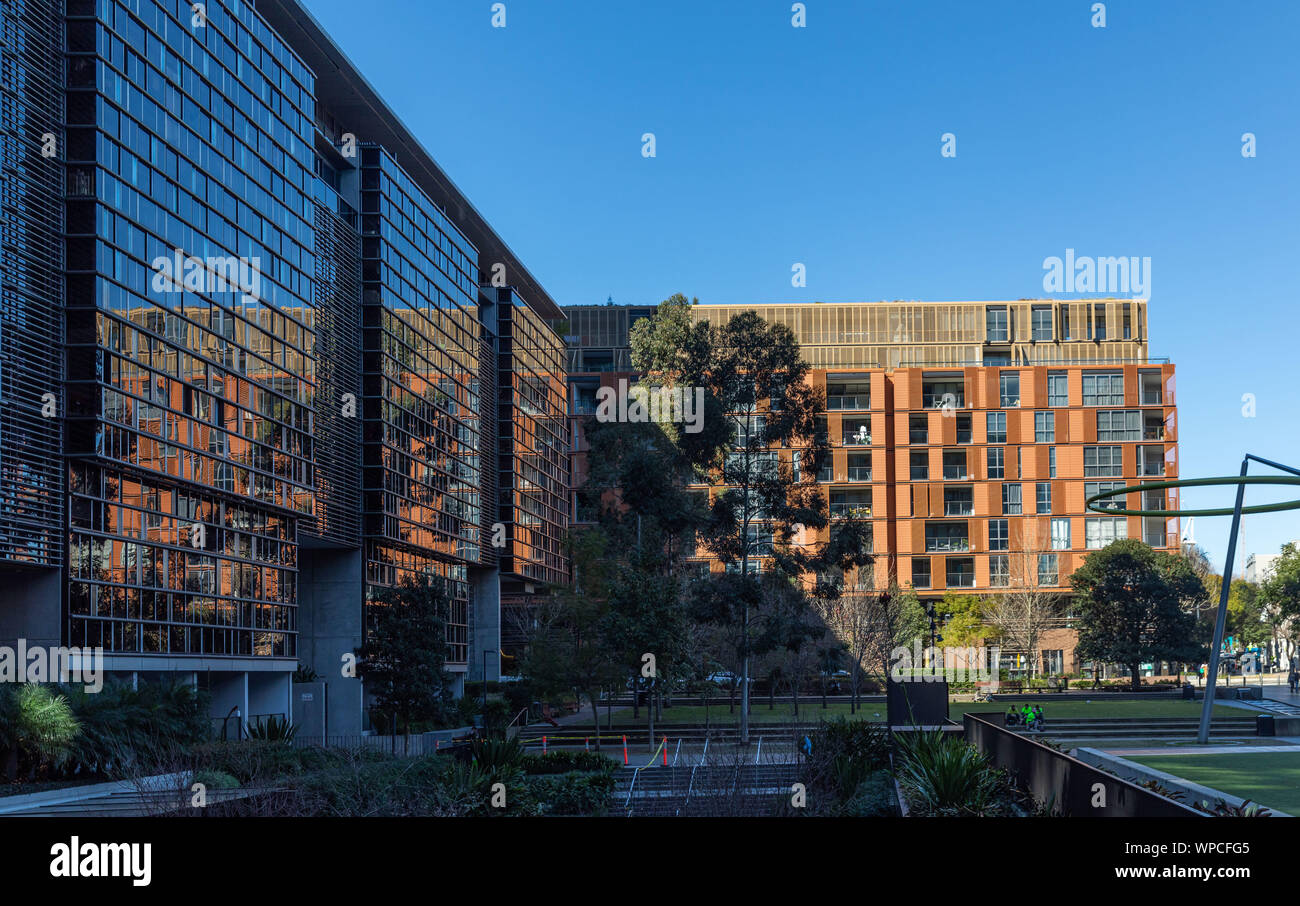 Sviluppo del Central Park a Chippendale, Sydney Foto Stock