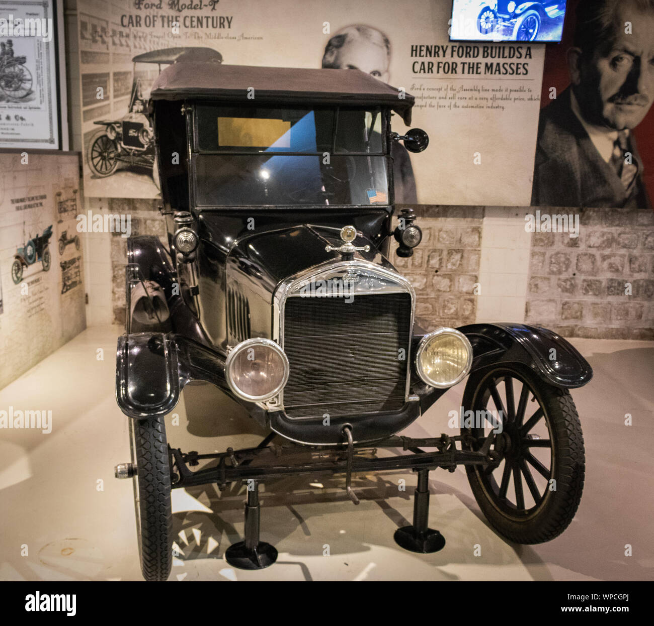 Vecchi modelli unici auto d'epoca immagine viene preso a coimbatore india il Jan 02 2019. La vettura è che mostra il precoce sviluppo di industria automobilistica. Foto Stock