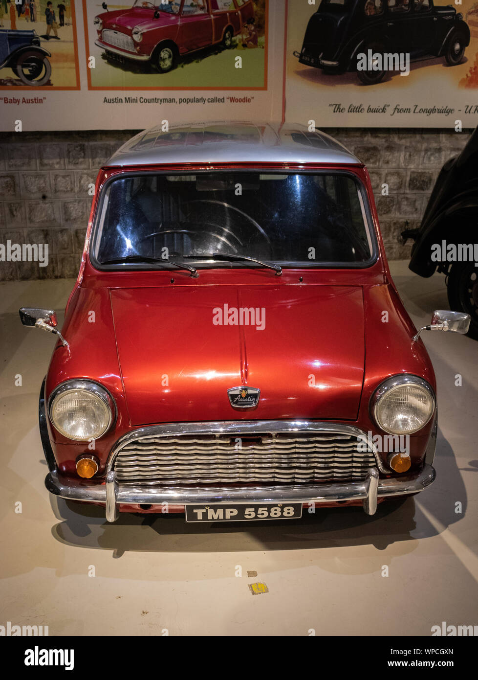 Vecchi modelli unici auto d'epoca immagine viene preso a coimbatore india il Jan 02 2019. La vettura è che mostra il precoce sviluppo di industria automobilistica. Foto Stock