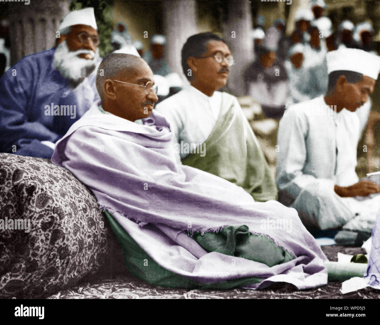 Il Mahatma Gandhi come Cancelliere del Gujarat Vidyapith, Ahmedabad, India, Asia, Novembre 28, 1926 Foto Stock