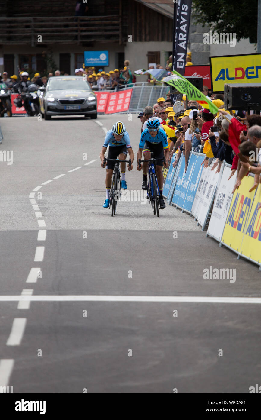 Tour de l'Avenir 2019 Foto Stock