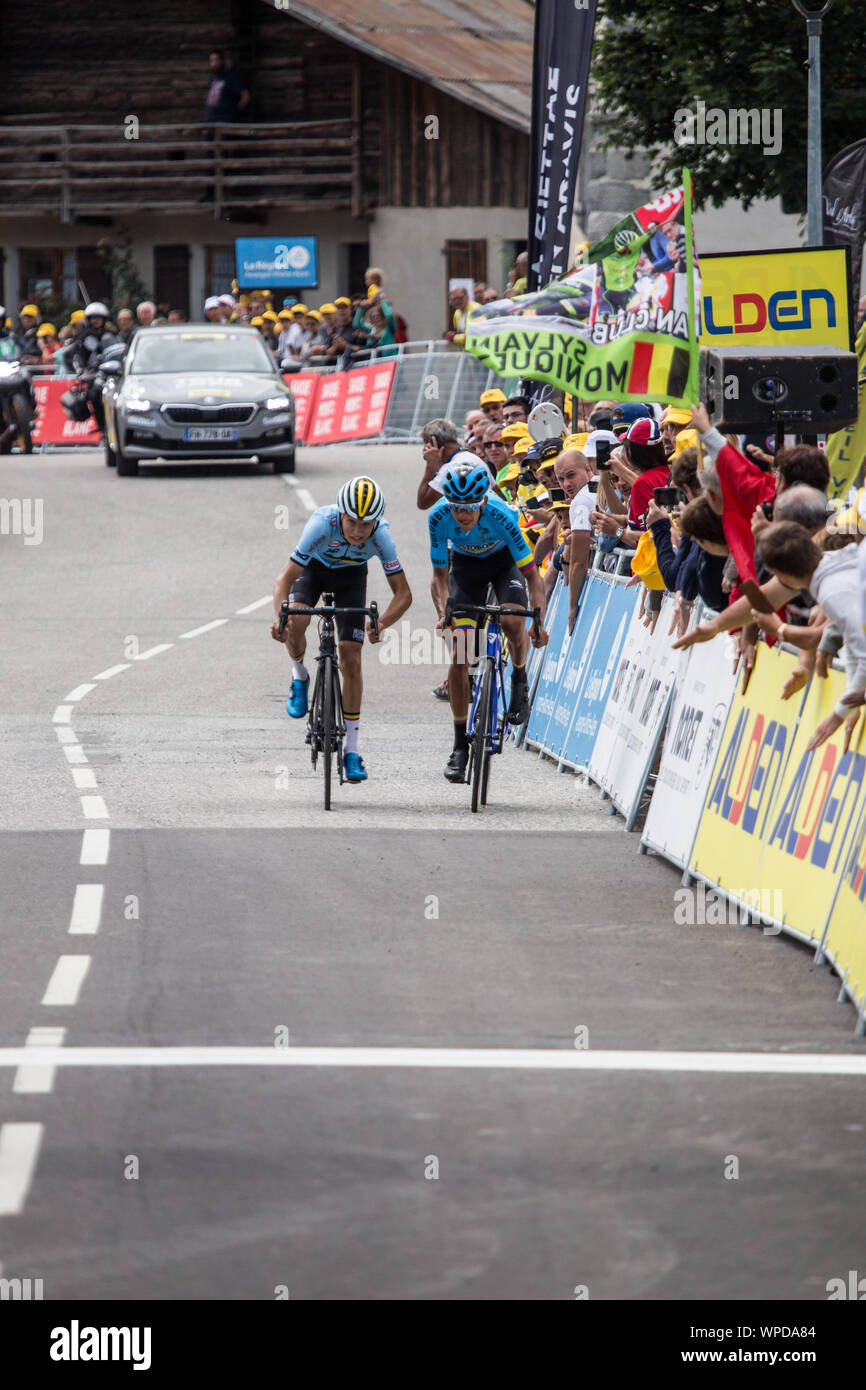 Tour de l'Avenir 2019 Foto Stock