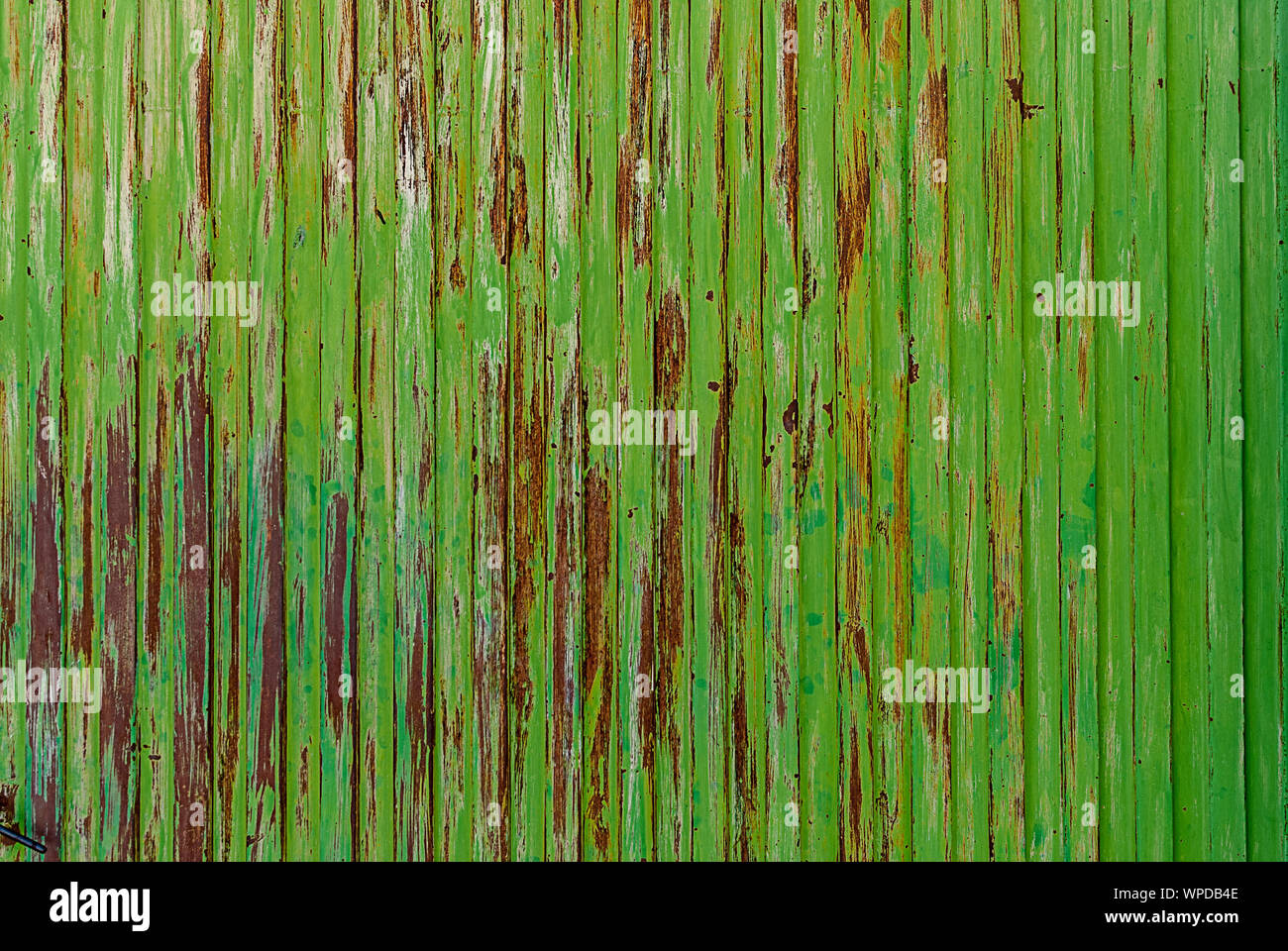 Porta a trama, ossidato. La vecchia porta in un villaggio rurale casa. Modello verticale texture. Foto Stock