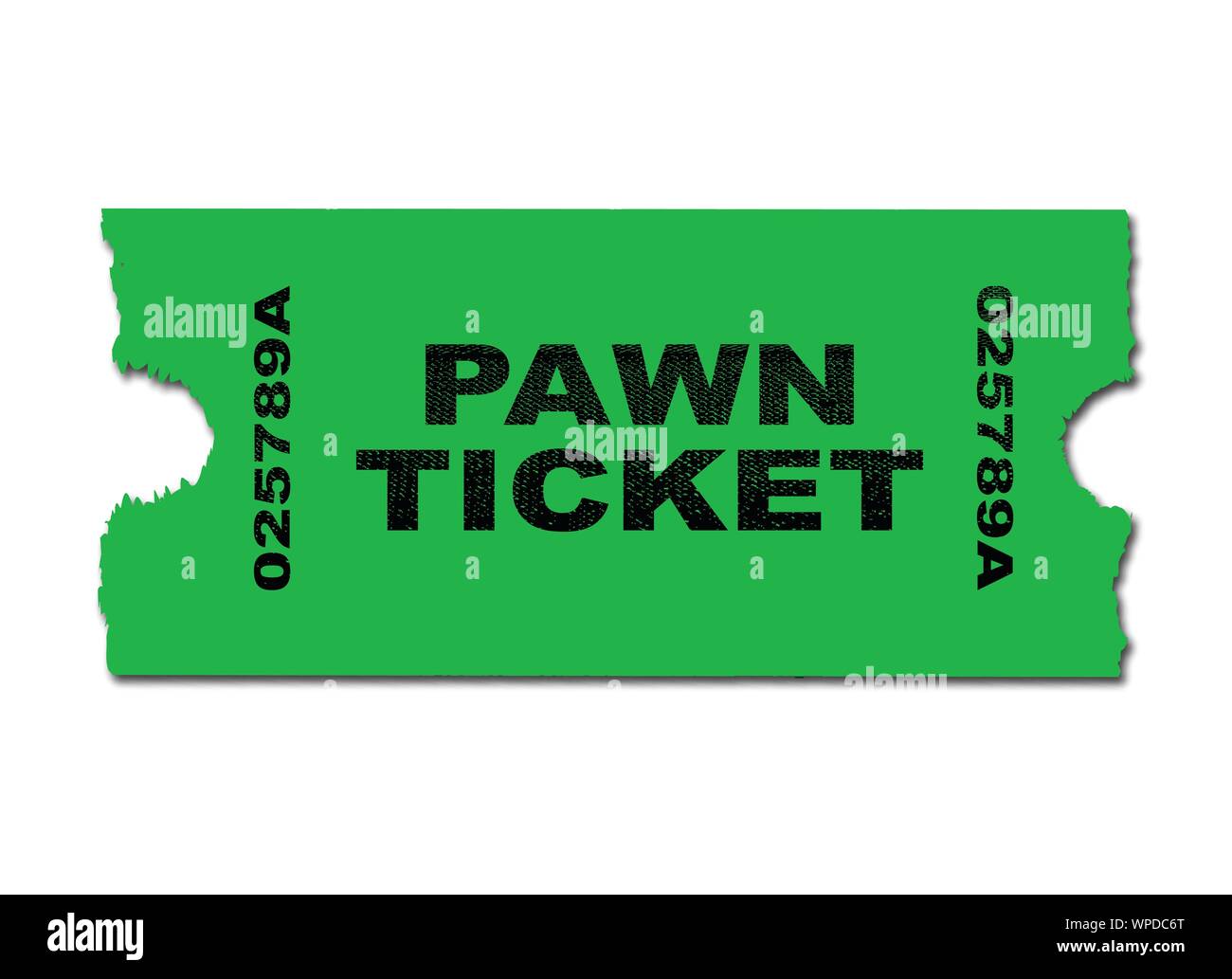 Pedina Ticket Illustrazione Vettoriale